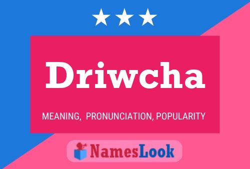 ملصق اسم Driwcha