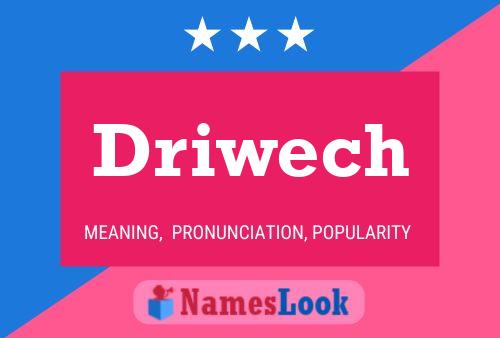 ملصق اسم Driwech