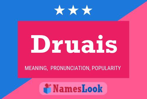 ملصق اسم Druais