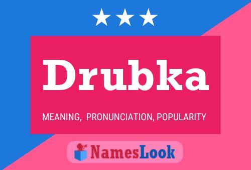 ملصق اسم Drubka