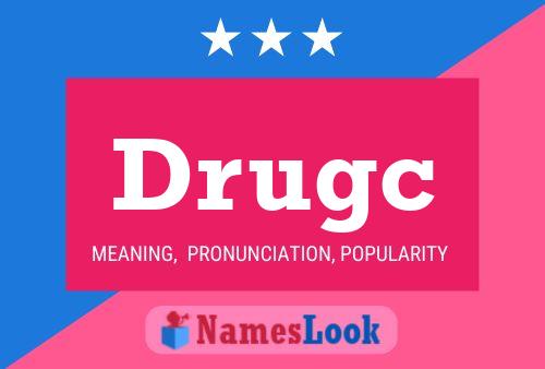 ملصق اسم Drugc