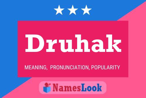 ملصق اسم Druhak