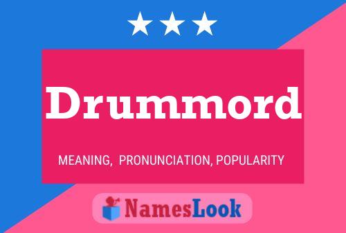 ملصق اسم Drummord