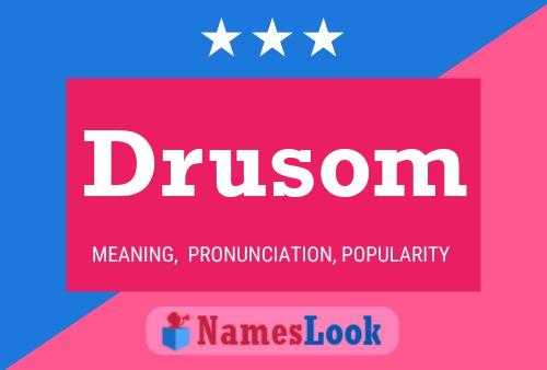 ملصق اسم Drusom