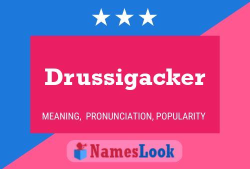 ملصق اسم Drussigacker