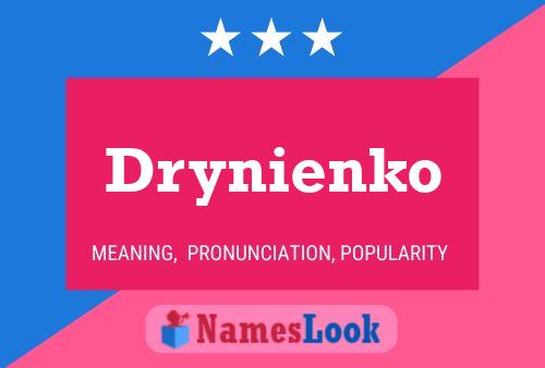 ملصق اسم Drynienko