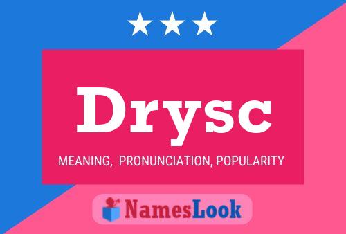 ملصق اسم Drysc