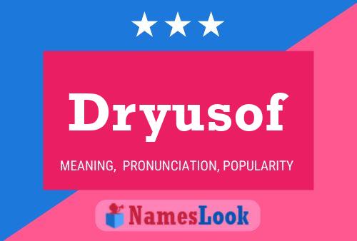 ملصق اسم Dryusof