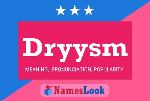 ملصق اسم Dryysm