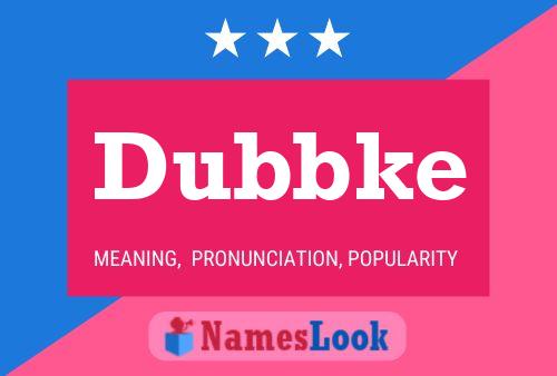 ملصق اسم Dubbke