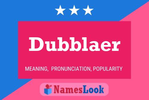 ملصق اسم Dubblaer