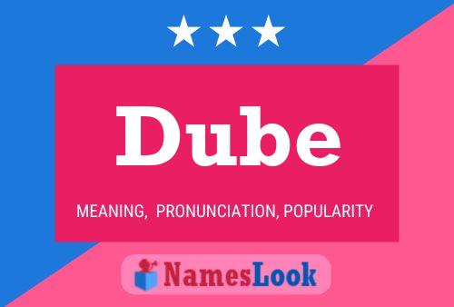 ملصق اسم Dube