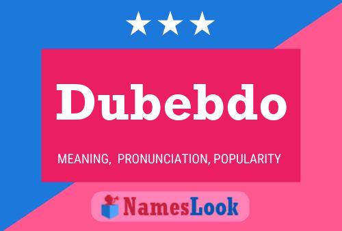 ملصق اسم Dubebdo