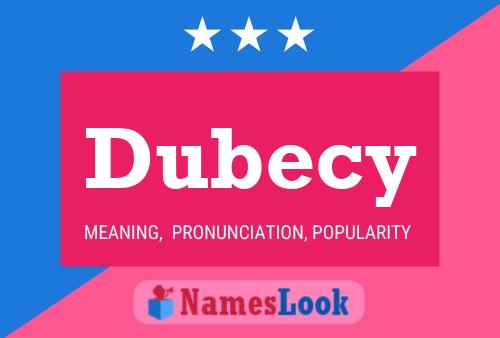 ملصق اسم Dubecy