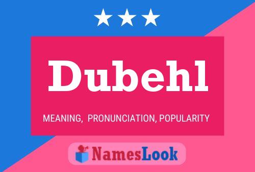 ملصق اسم Dubehl