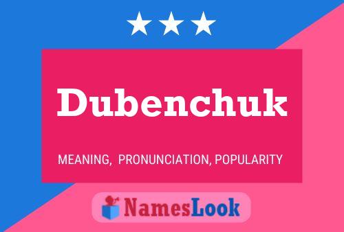 ملصق اسم Dubenchuk