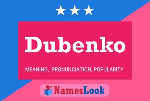 ملصق اسم Dubenko