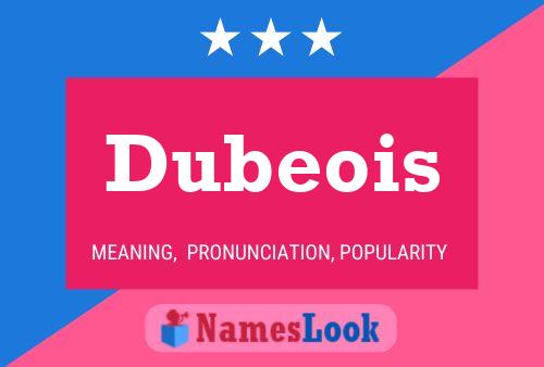 ملصق اسم Dubeois