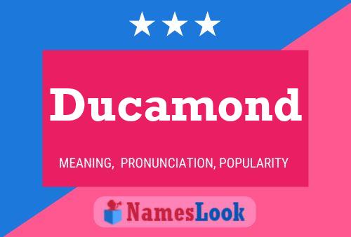 ملصق اسم Ducamond