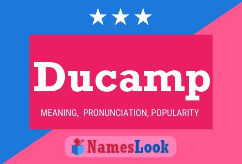 ملصق اسم Ducamp