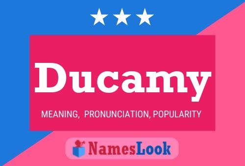 ملصق اسم Ducamy