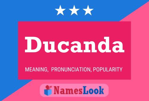 ملصق اسم Ducanda