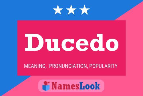 ملصق اسم Ducedo