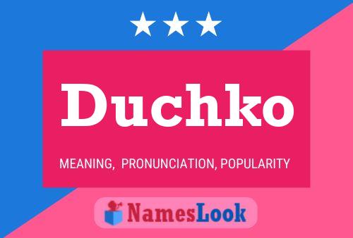 ملصق اسم Duchko