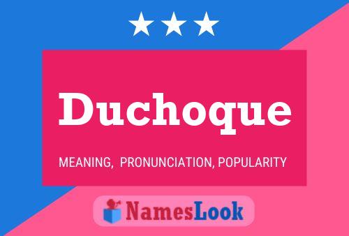 ملصق اسم Duchoque