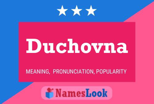 ملصق اسم Duchovna