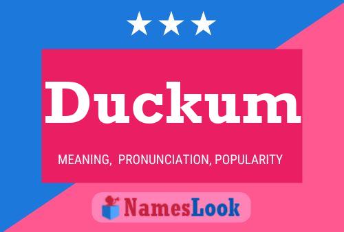 ملصق اسم Duckum