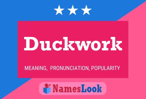 ملصق اسم Duckwork