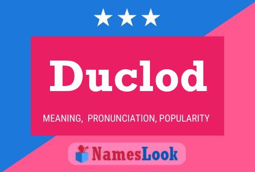 ملصق اسم Duclod