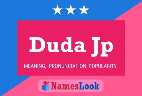 ملصق اسم Duda Jp