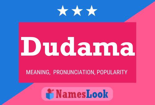 ملصق اسم Dudama