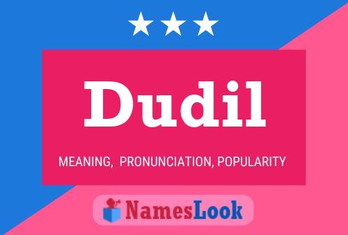 ملصق اسم Dudil