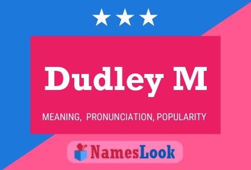 ملصق اسم Dudley M