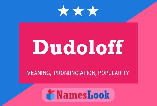 ملصق اسم Dudoloff