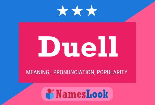 ملصق اسم Duell