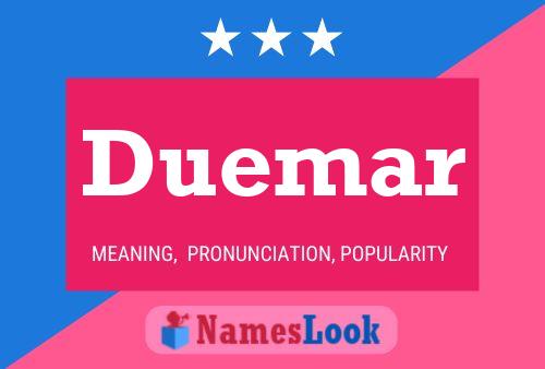 ملصق اسم Duemar