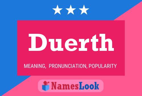 ملصق اسم Duerth