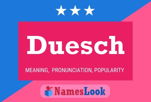 ملصق اسم Duesch