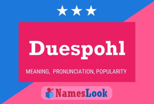 ملصق اسم Duespohl