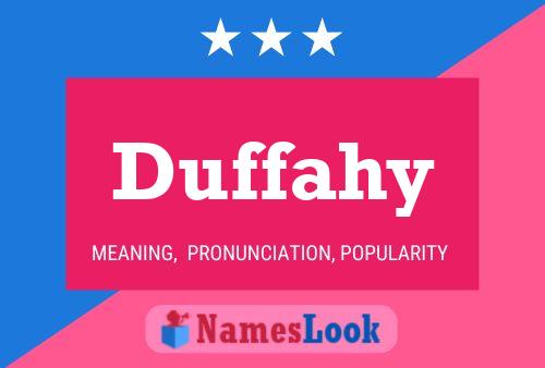 ملصق اسم Duffahy