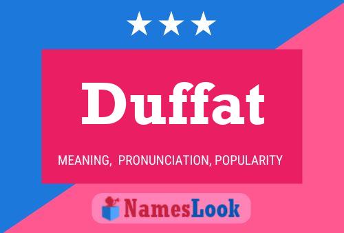 ملصق اسم Duffat