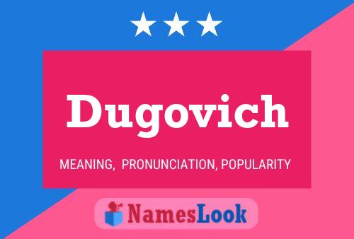 ملصق اسم Dugovich