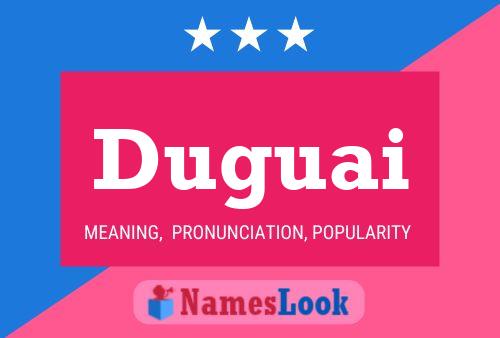 ملصق اسم Duguai