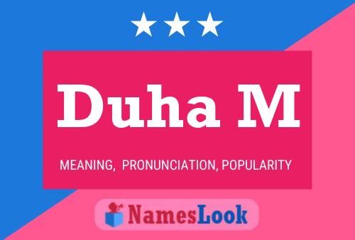 ملصق اسم Duha M