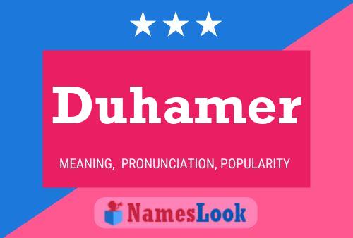 ملصق اسم Duhamer