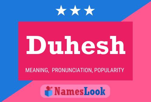 ملصق اسم Duhesh